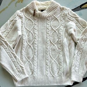 Never worn, no tags. Unisex Janie and Jack sweater. Soft cotton/acrylic blend.